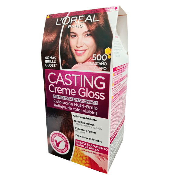 Tinte Loreal Casting Creme Gloss 500 Castaño Claro X Unidad