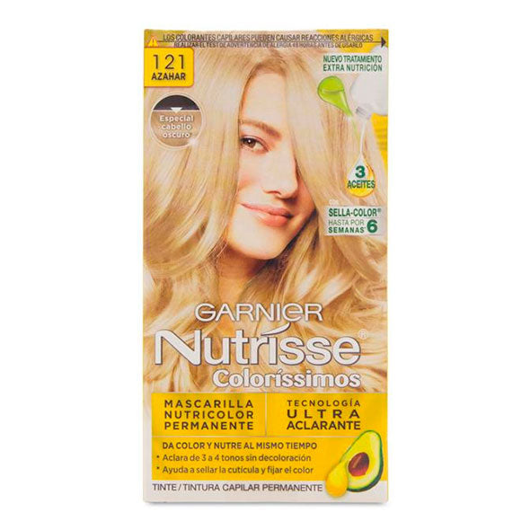 Tinte Nutrisse 121 Azahar Rubio Extra Claro Cenizo