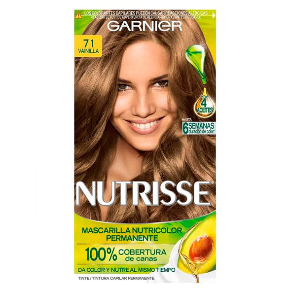 Tinte Nutrisse 71 Vainilla Rubio Cenizo