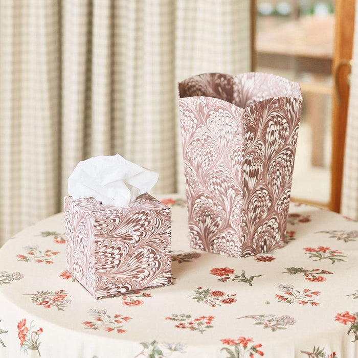 Tissue Box & Waste Bin Set