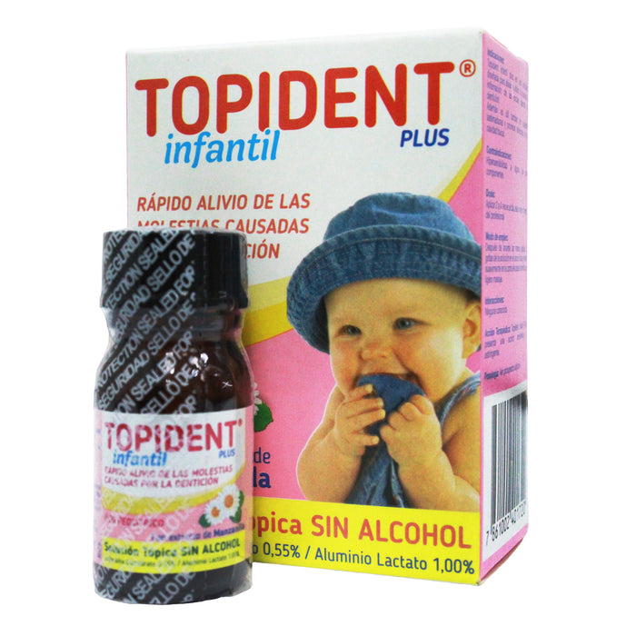 Topident Infantil Solucion X 10Ml Benzo Lac Alumin