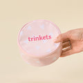 Tossed Pink Hearts / No Embroidery