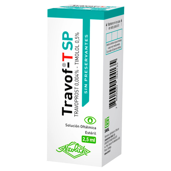 Travof -T Sp Travoprost Timolol Colirio X 2.5Ml