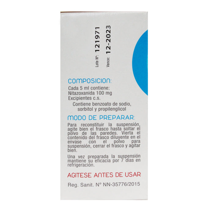 Tribenzol 100Mg 5Ml X 60Ml Nitazoxanida