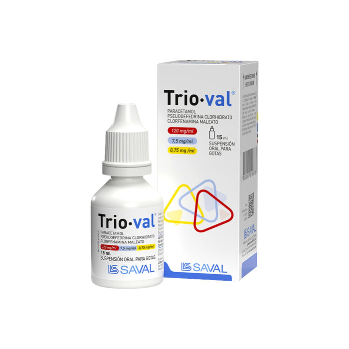 Trio Val Suspensión Oral Para Gotas X 15Ml