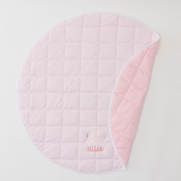 Light Pink Stripe Mat / No Embroidery