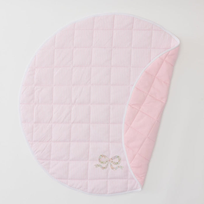 Liberty Bow on Pink Mat / No Embroidery