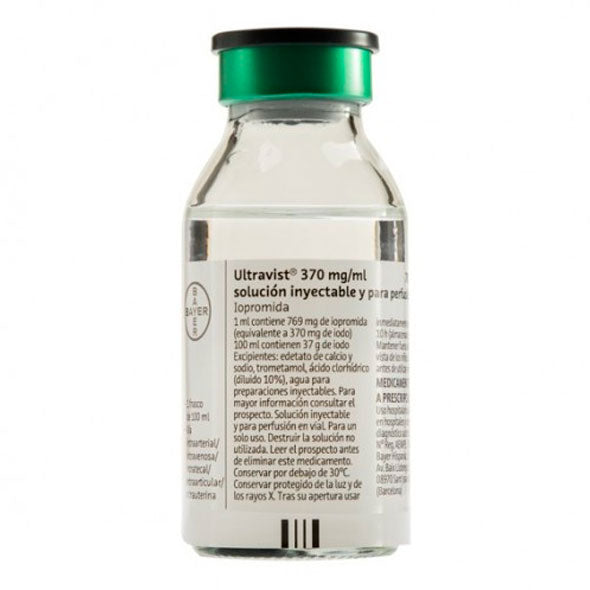 Ultravist 370Mg X 1 Amp 100Ml Iopromida