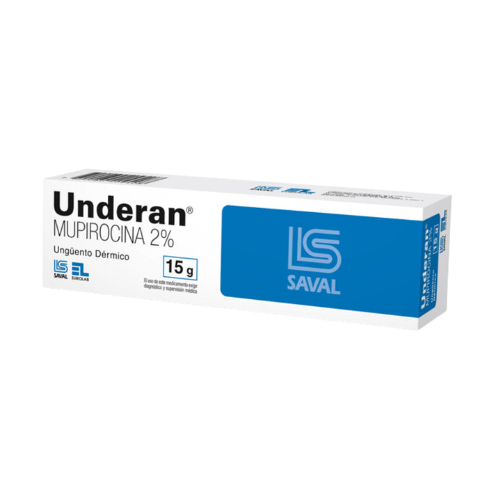 Underan 2% Mupirocina Ungüento Dérmico X 15G