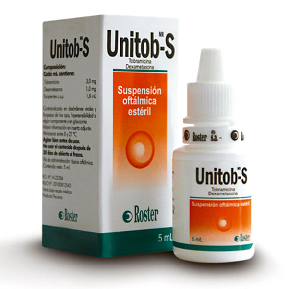 Unitob-S Colirio X 5Ml Tobramicina Dexametasona