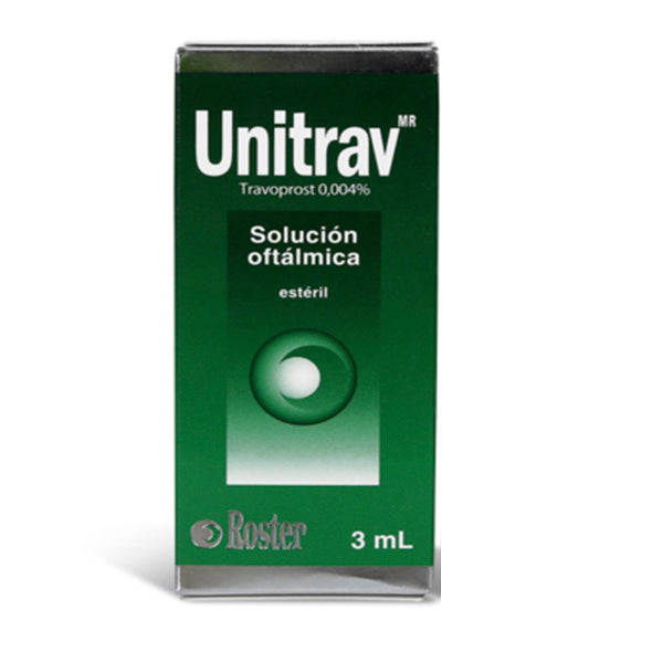 Unitrav 0.004% Colirio X 3Ml Travoprost