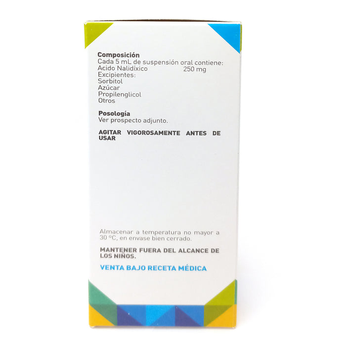 Urexin 250Mg 5Ml Susp X 120Ml Acido Nalidixico