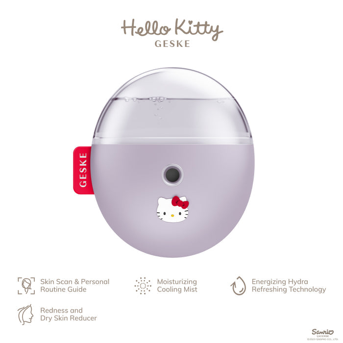 Vaporizador Facial Geske Hello Kitty 4 En 1 Púrpura