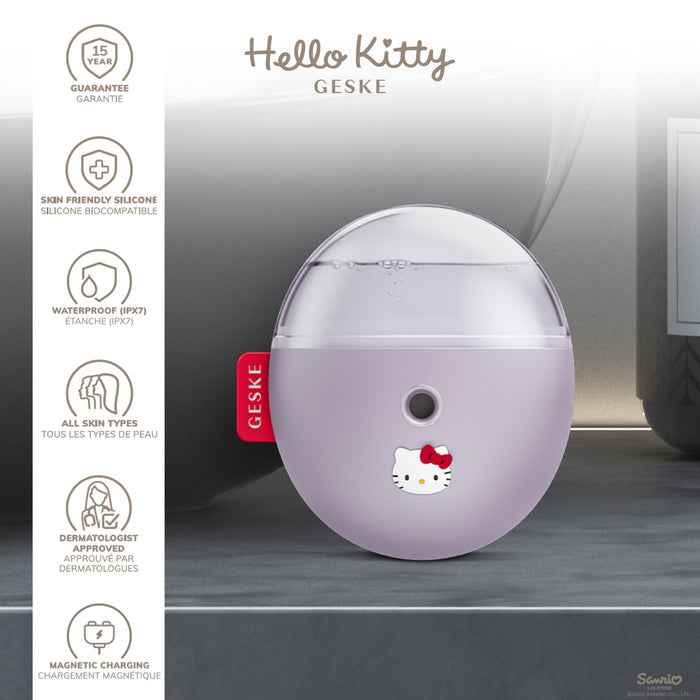 Vaporizador Facial Geske Hello Kitty 4 En 1 Púrpura