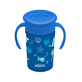 Vaso Antiderrame 360 Dr Browns Azul Con Diseño 9M+