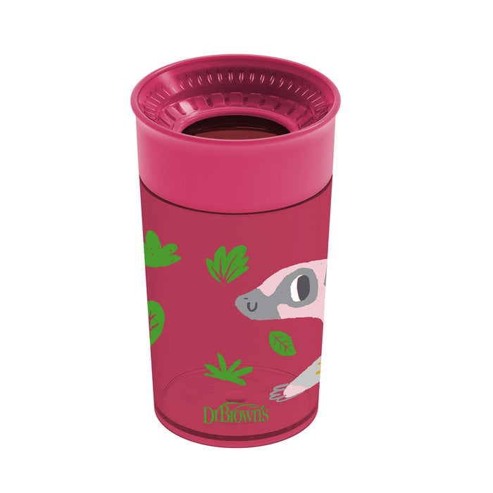 Vaso Antiderrame 360 Dr Browns Rojo Con Diseño 9M+