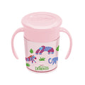 Vaso Antiderrame 360 Dr Browns Rosa Con Diseño 6M+