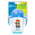 Vaso Con Bombilla De Silicona Dr Browns Azul 9M+ X 270Ml