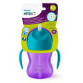 Vaso Con Bombilla Flexible Avent 9M+ Lila Niña X 200Ml