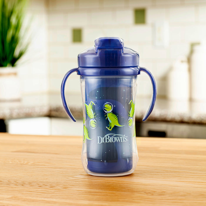 Vaso De Niño Dr Browns Azul X 300Ml