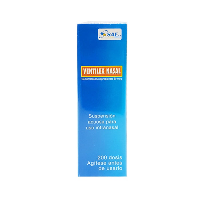 Ventilex Nasal 50Mcg X 200 Dosis Beclometasona
