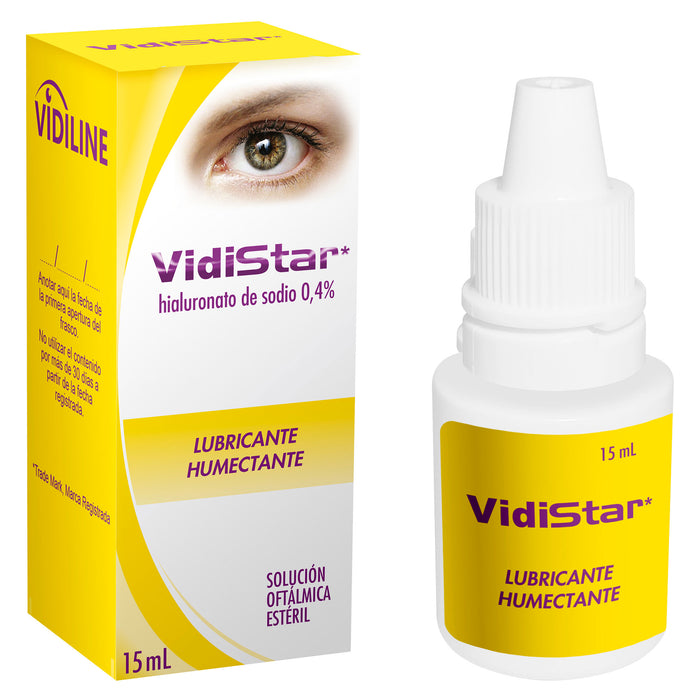 Vidistar 0.4% Colirio X 15Ml Hialuronato Sodio