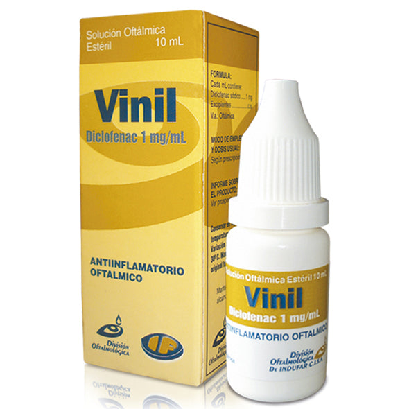 Vinil 0.1% Colirio X 10Ml Diclofenaco