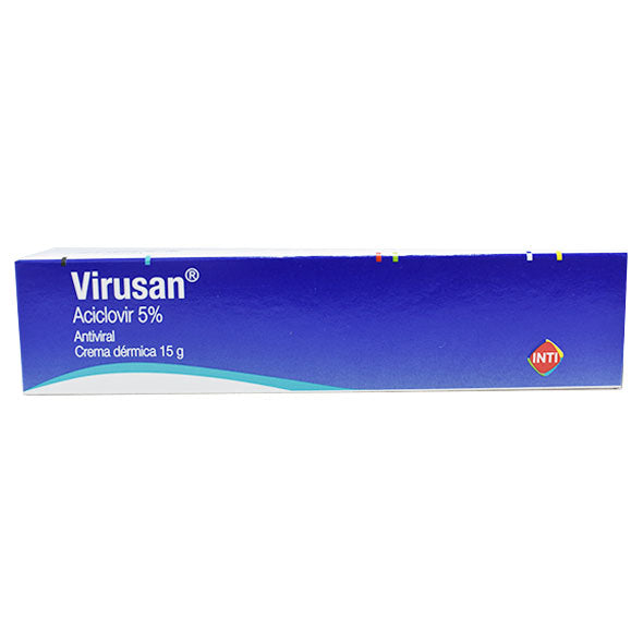 Virusan Aciclovir 0.05 Crema Dermica X 15G