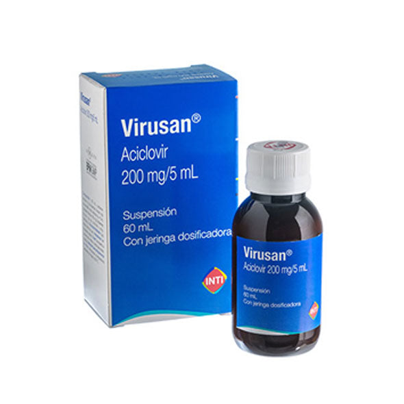 Virusan Pediatrico 200Mg 5Ml Susp X 60Ml Aciclovir