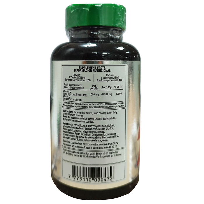 Vitamina C Vitacid 1000Mg X100 Tabletas