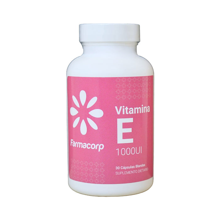 Vitamina E Farmacorp 1000Ui X 30 Cap Blandas