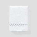 Wave Embroidered Bath Towel