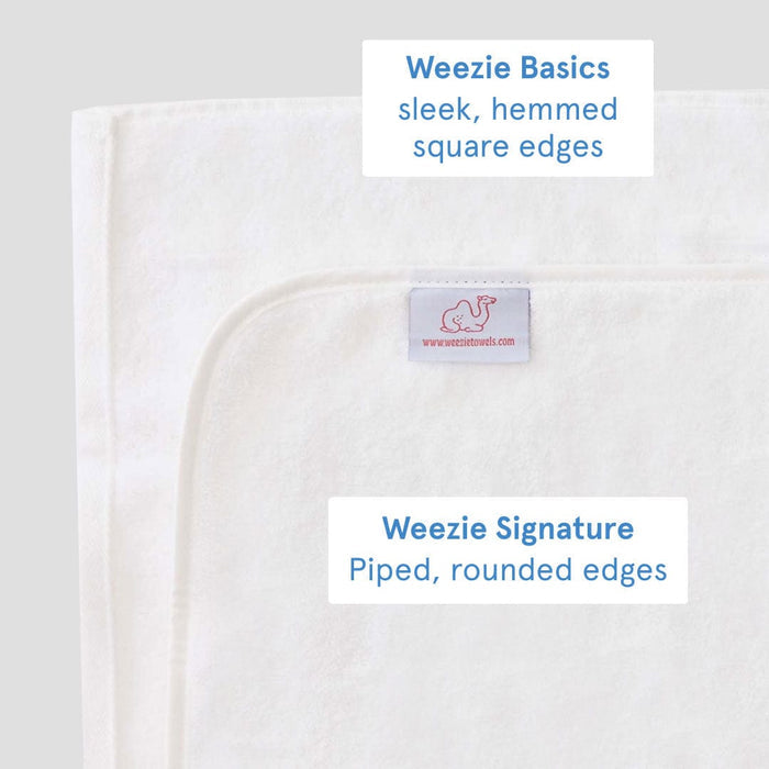 Weezie Basic Bath Sheet Starter Pack (6 pieces)