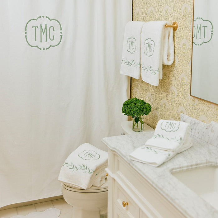Willow Embroidered Bath Towel