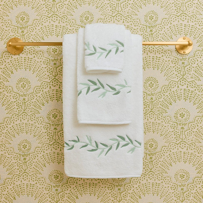 Willow Embroidered Bath Towel