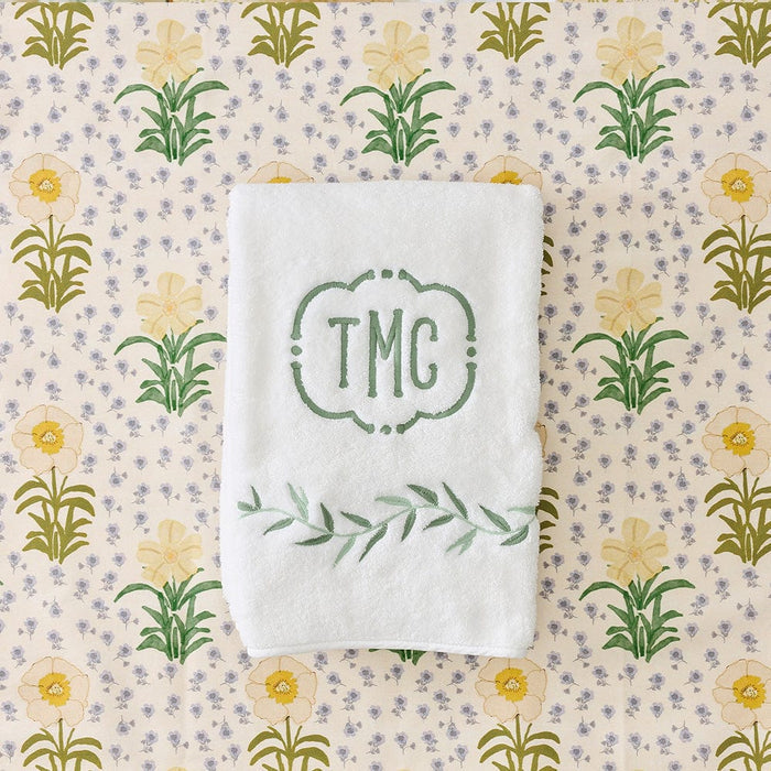 Willow Embroidered Bath Towel