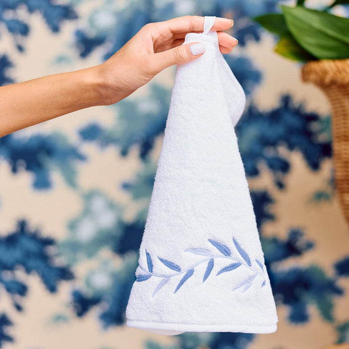 Willow Embroidered Washcloths (pair)