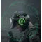 Wired gaming headset - dark green colorway