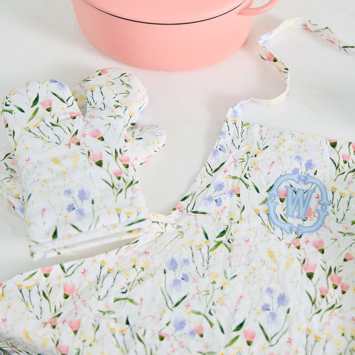 Women’s Apron and Oven Mitt Set