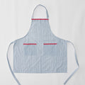 Blue and White Stripe / No Embroidery