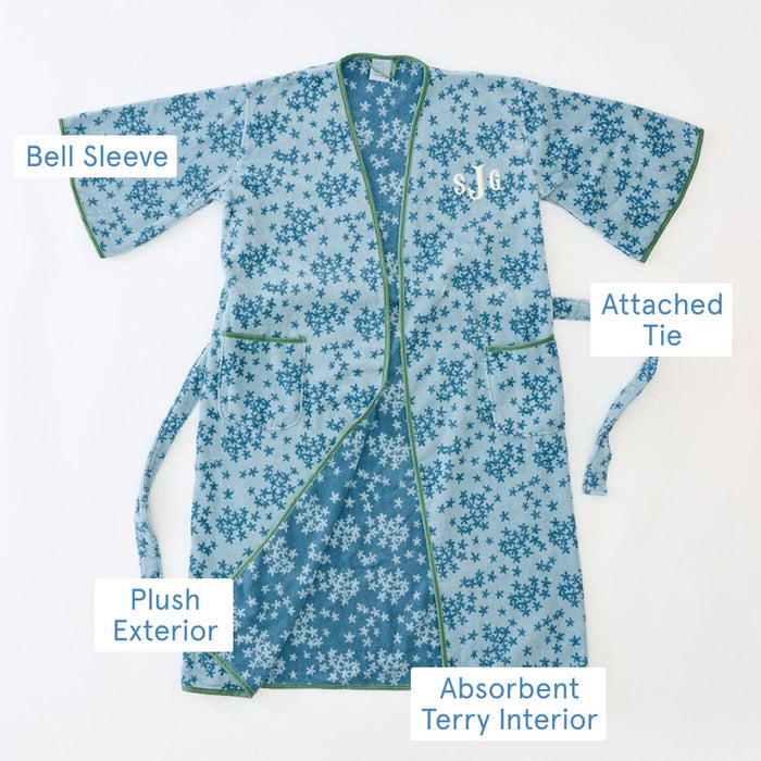 Blue Petal / XS / No Embroidery