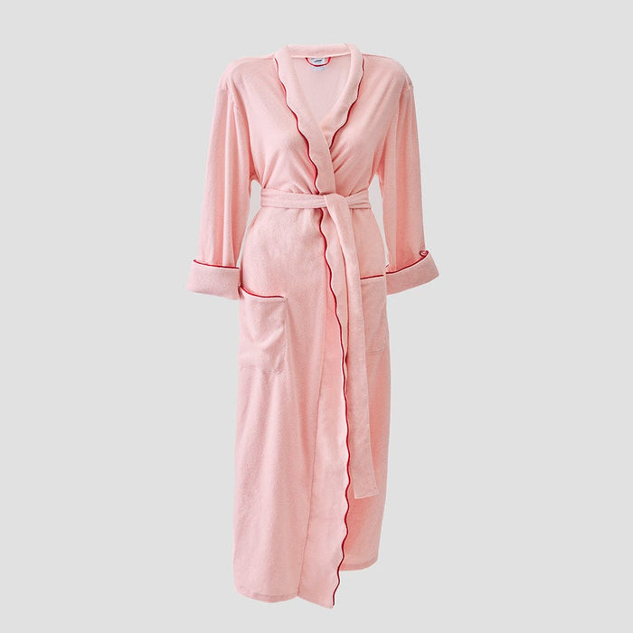 Pink with Red / XS / No Embroidery