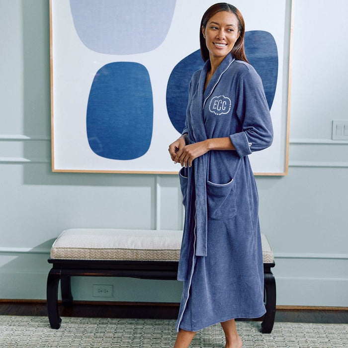 Women's Long Scallop Lightweight Robe