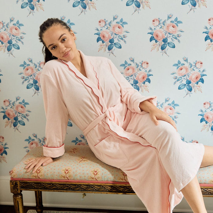 Women's Long Scallop Lightweight Robe