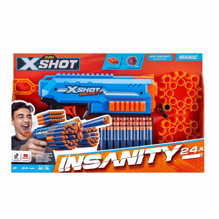X Shot Insanity Manic 24 Dardos