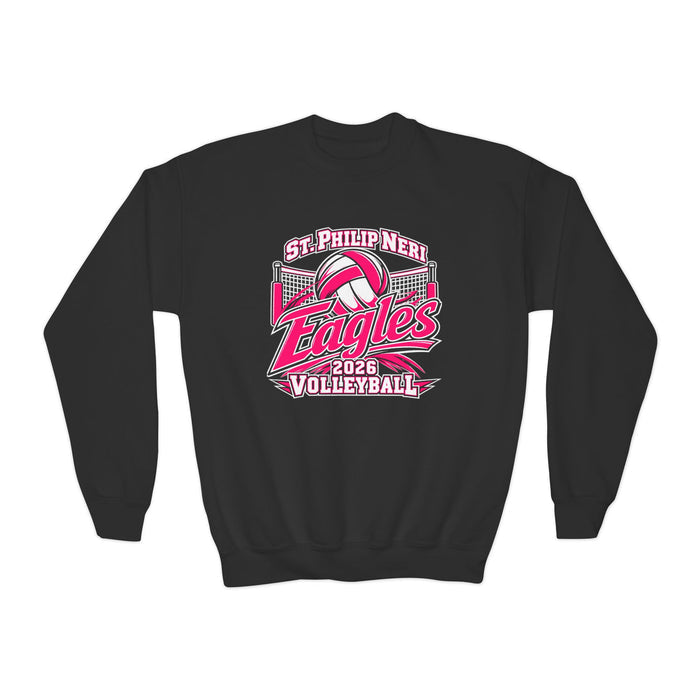 Youth Sizes - BLACK - Customizable VB Crewneck