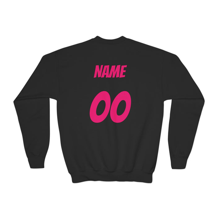 Youth Sizes - BLACK - Customizable VB Crewneck