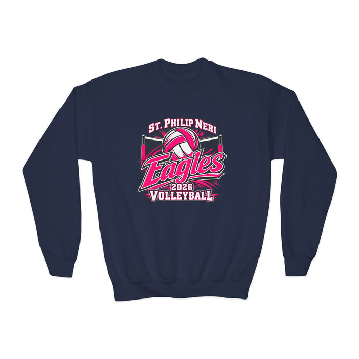 Youth Sizes - NAVY- Customizable VB Crewneck