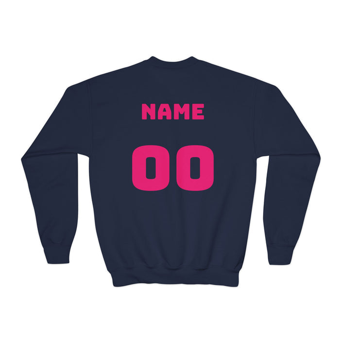 Youth Sizes - NAVY- Customizable VB Crewneck