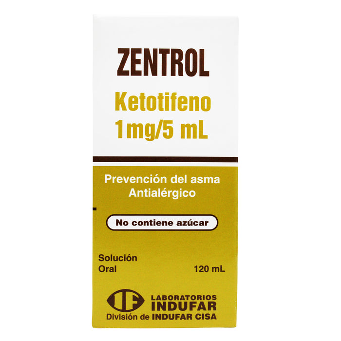 Zentrol 1Mg 5Ml Jbe X 120Ml Ketotifeno
